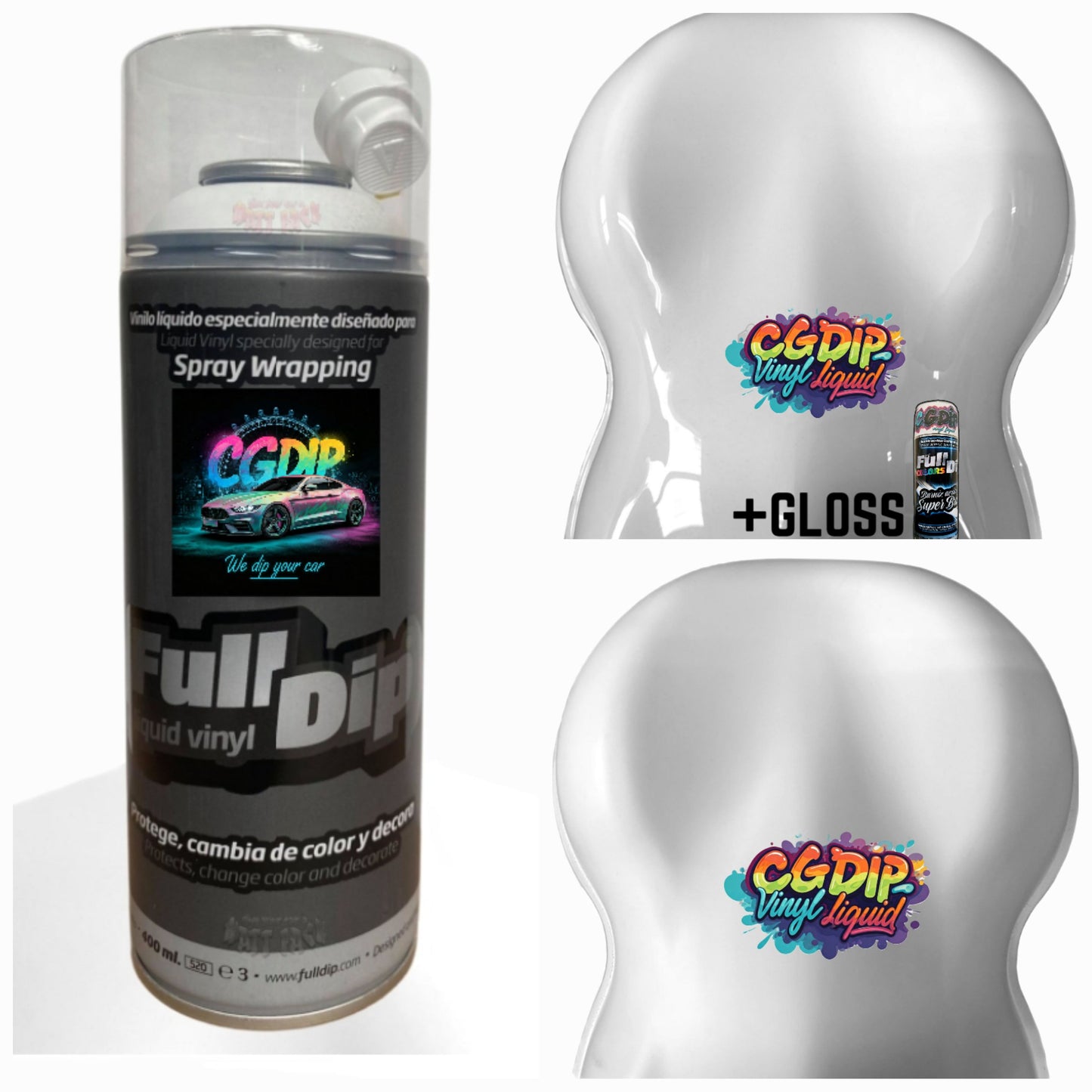 CGDIP LIQUID WRAP - Full Dip® Matte Solid colors 400ml Aerosol