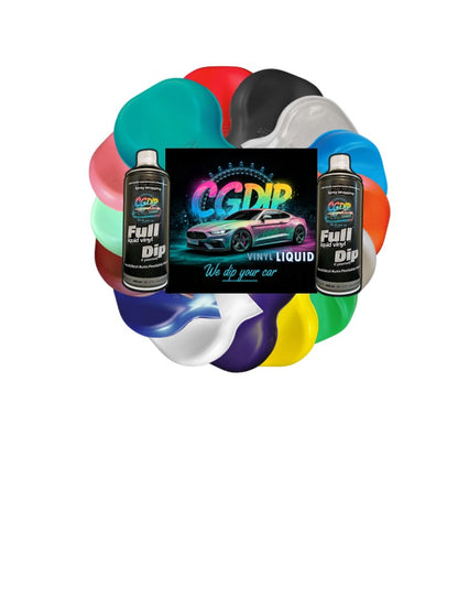 CGDIP LIQUID WRAP - Full Dip® Matte Solid colors 400ml Aerosol