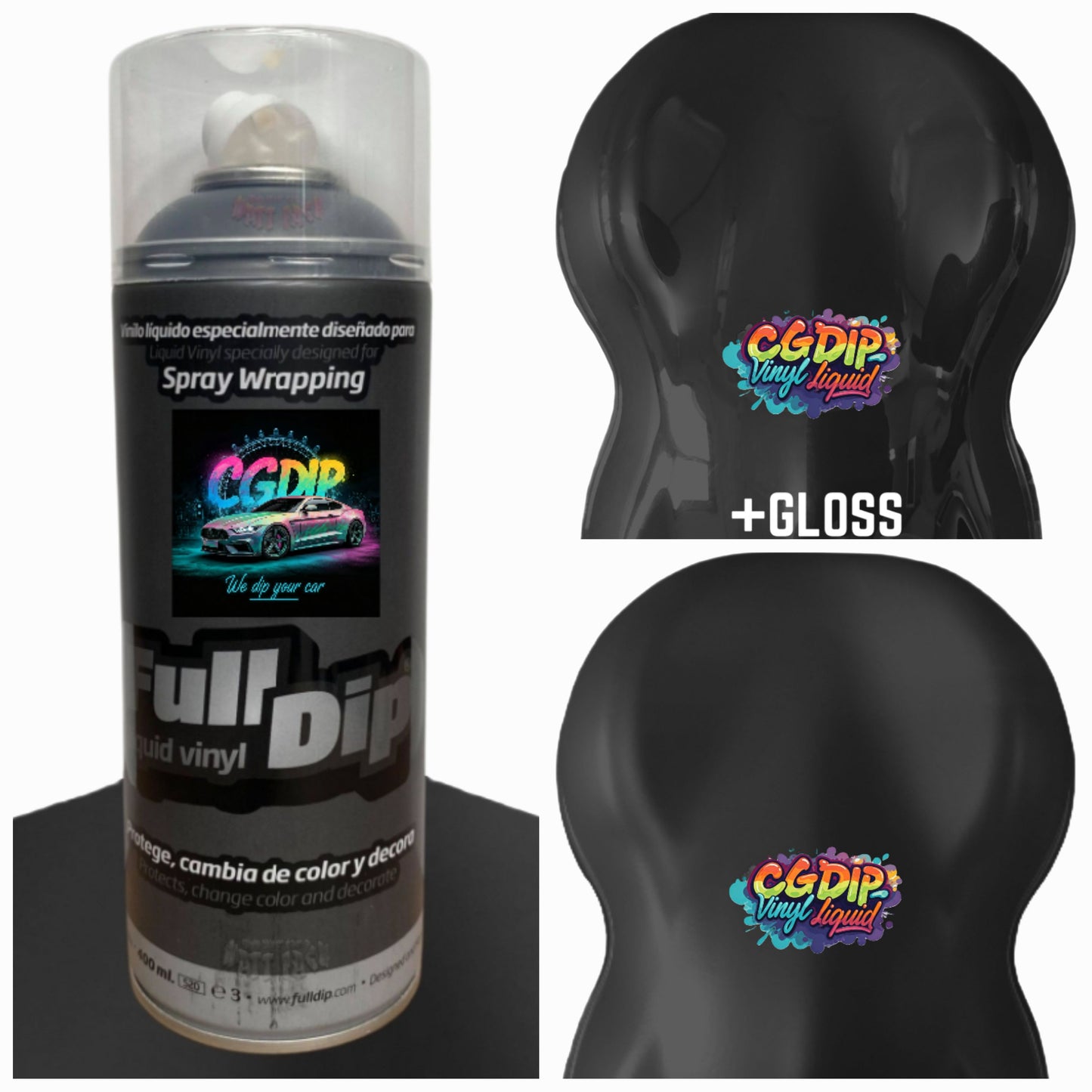 CGDIP LIQUID WRAP - Full Dip® Matte Solid colors 400ml Aerosol