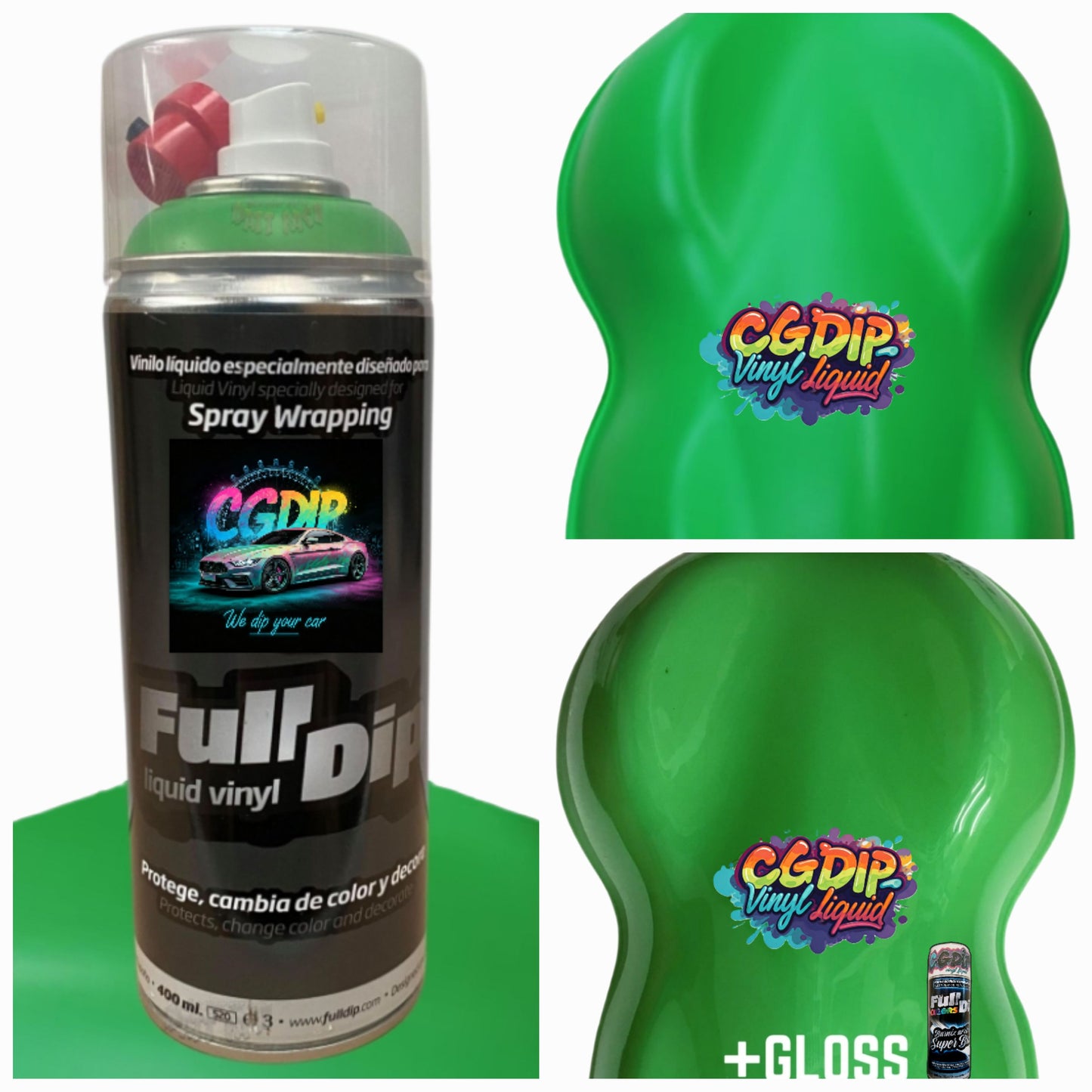 CGDIP LIQUID WRAP - Full Dip® Matte Solid colors 400ml Aerosol