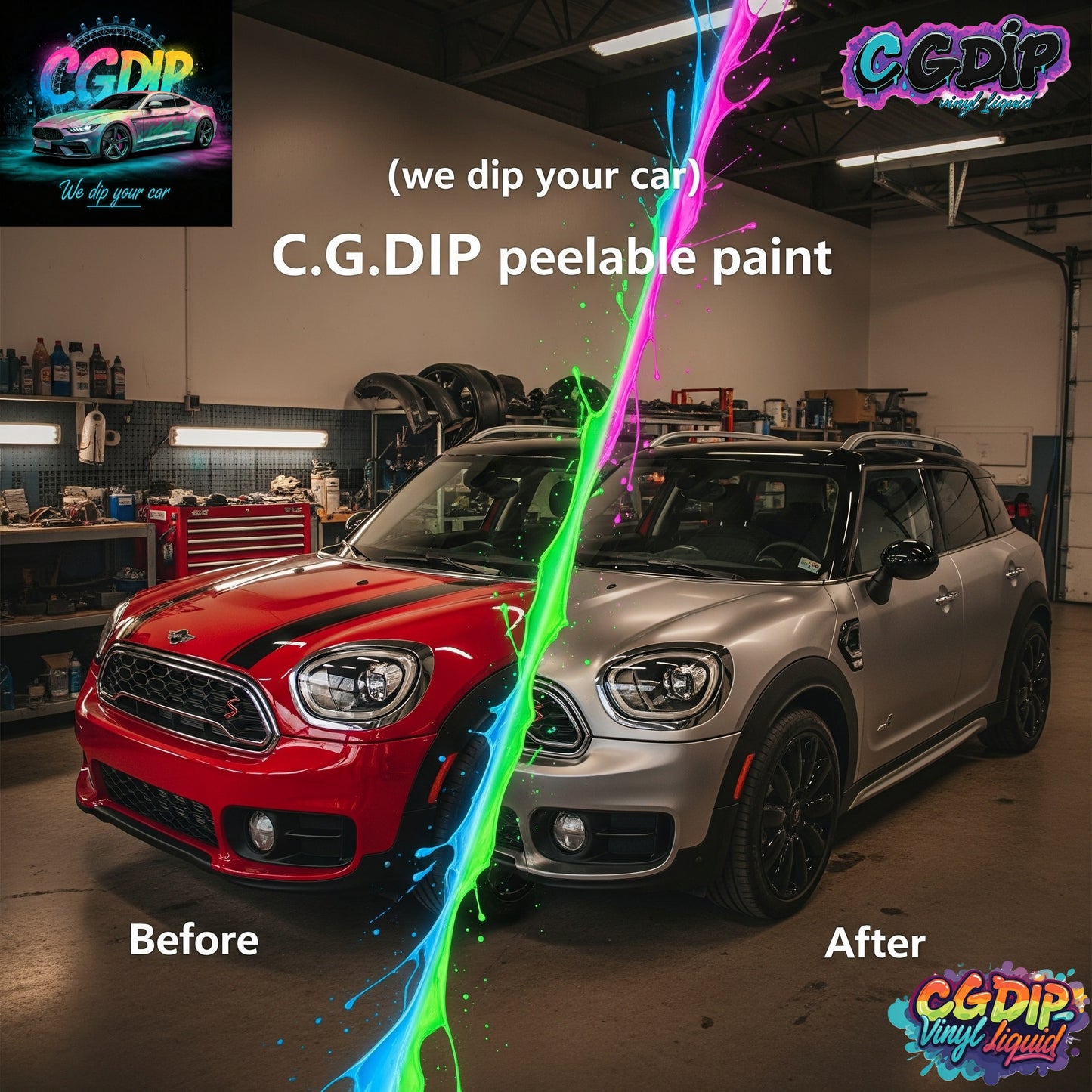 CGDIP LIQUID WRAP - Full Dip® Matte Solid colors 400ml Aerosol