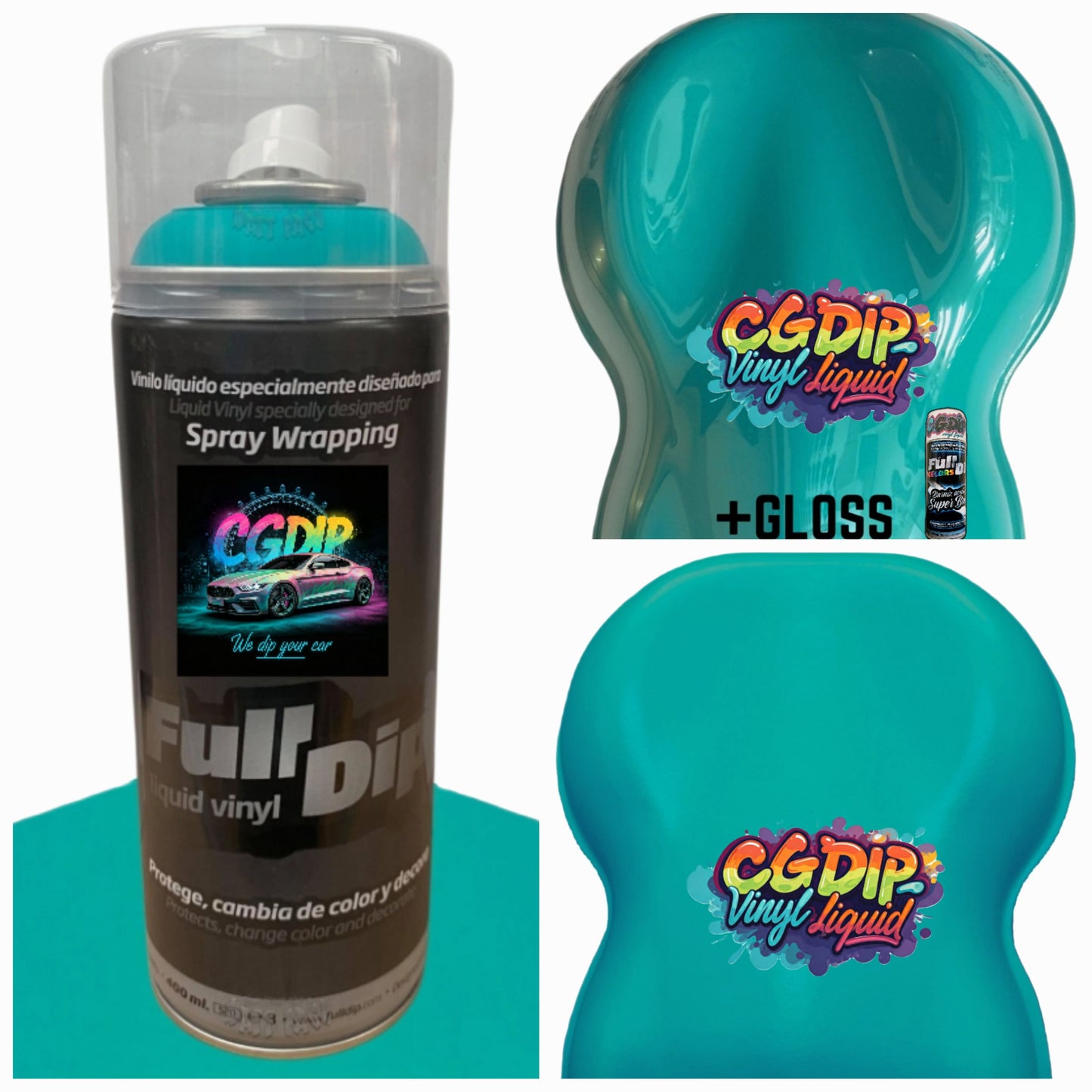 CGDIP LIQUID WRAP - Full Dip® Matte Solid colors 400ml Aerosol