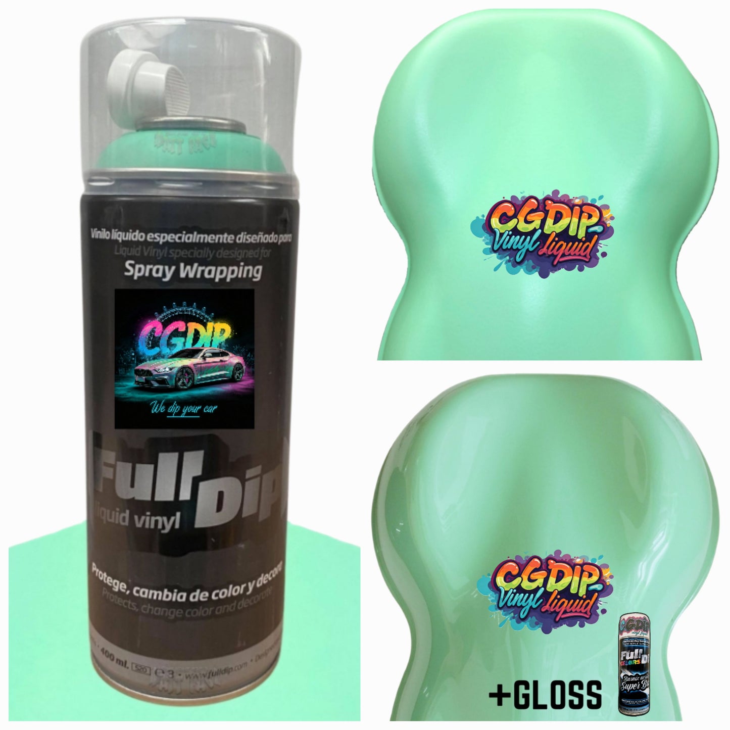 CGDIP LIQUID WRAP - Full Dip® Matte Solid colors 400ml Aerosol