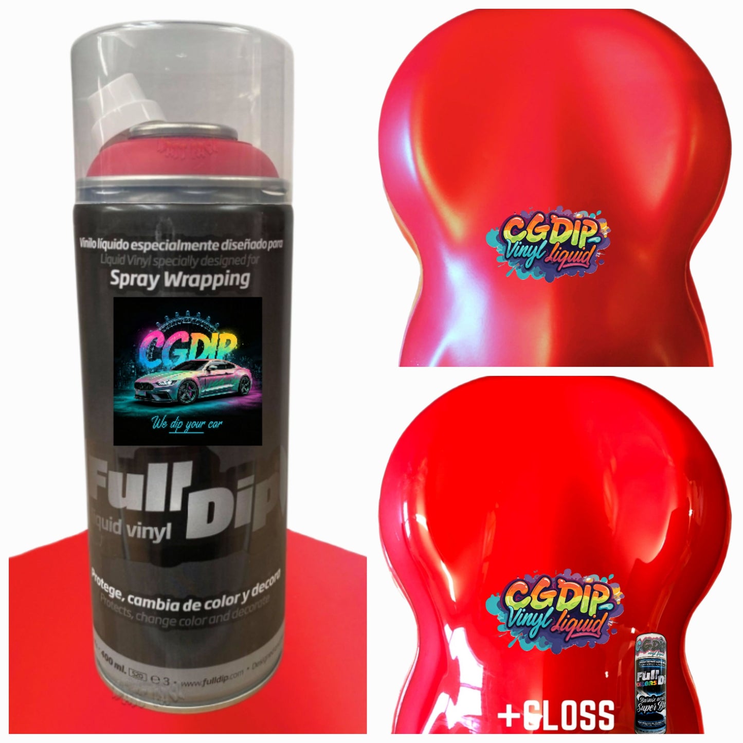 CGDIP LIQUID WRAP - Full Dip® Matte Solid colors 400ml Aerosol